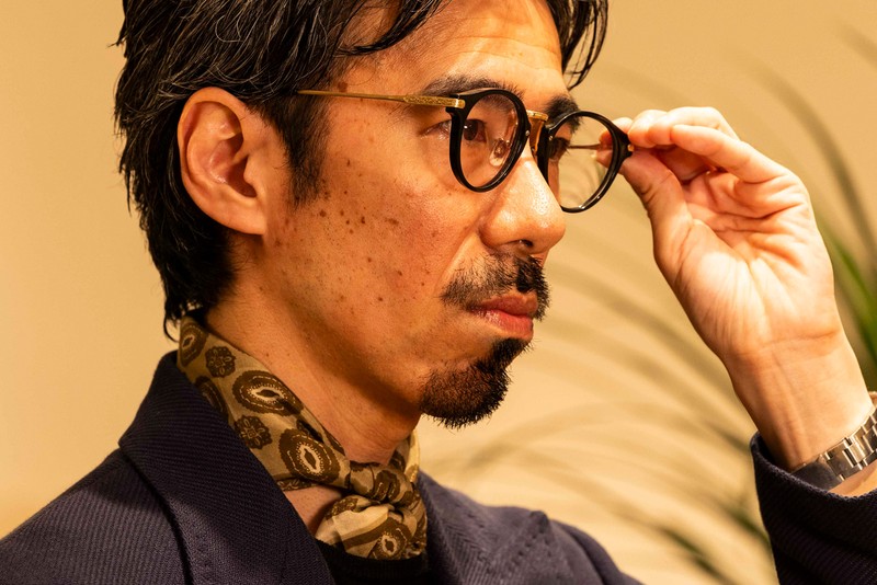 お洒落スナップ、東京、ダブルジャケット、着こなし