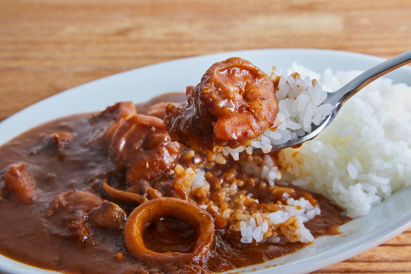 シーフードカレー　野本やすゆき