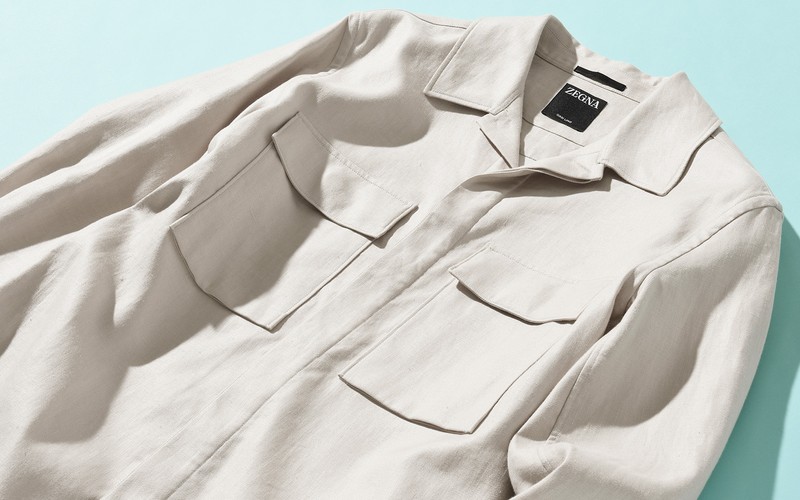 ▲ シャツジャケット25万7400円／ゼニア（ゼニア カスタマーサービス）