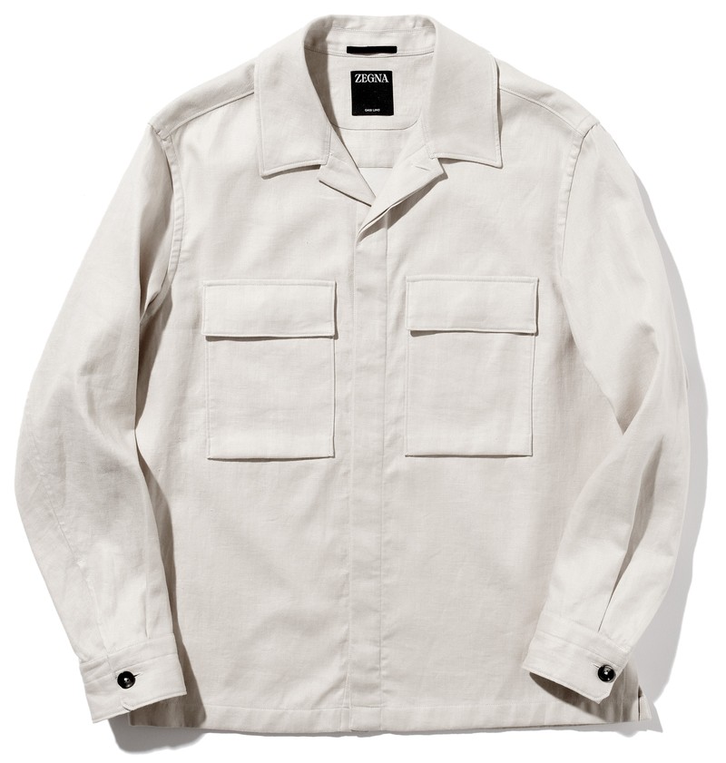 ▲ シャツジャケット25万7400円／ゼニア（ゼニア カスタマーサービス）