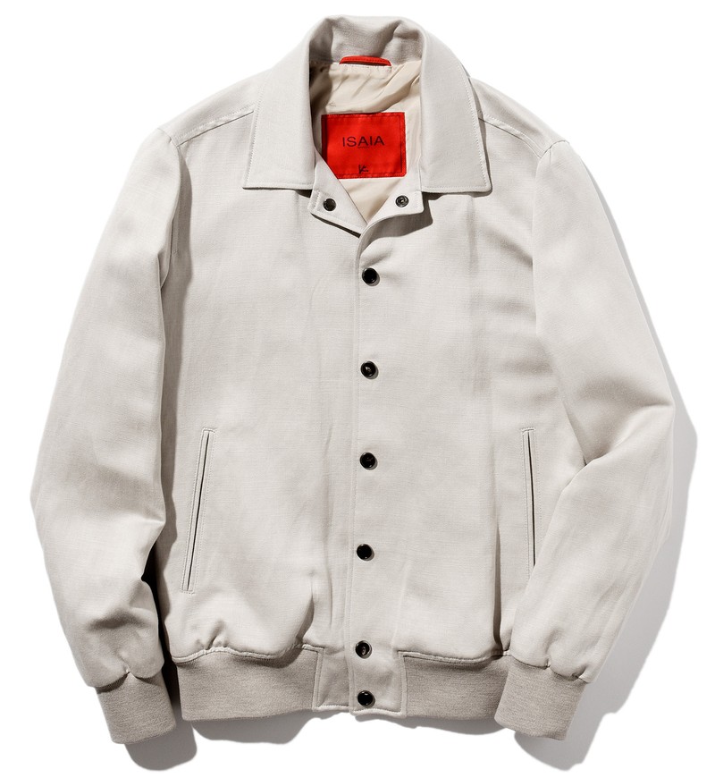 ▲ ブルゾン64万9000円／イザイア（イザイア ナポリ 東京ミッドタウン）