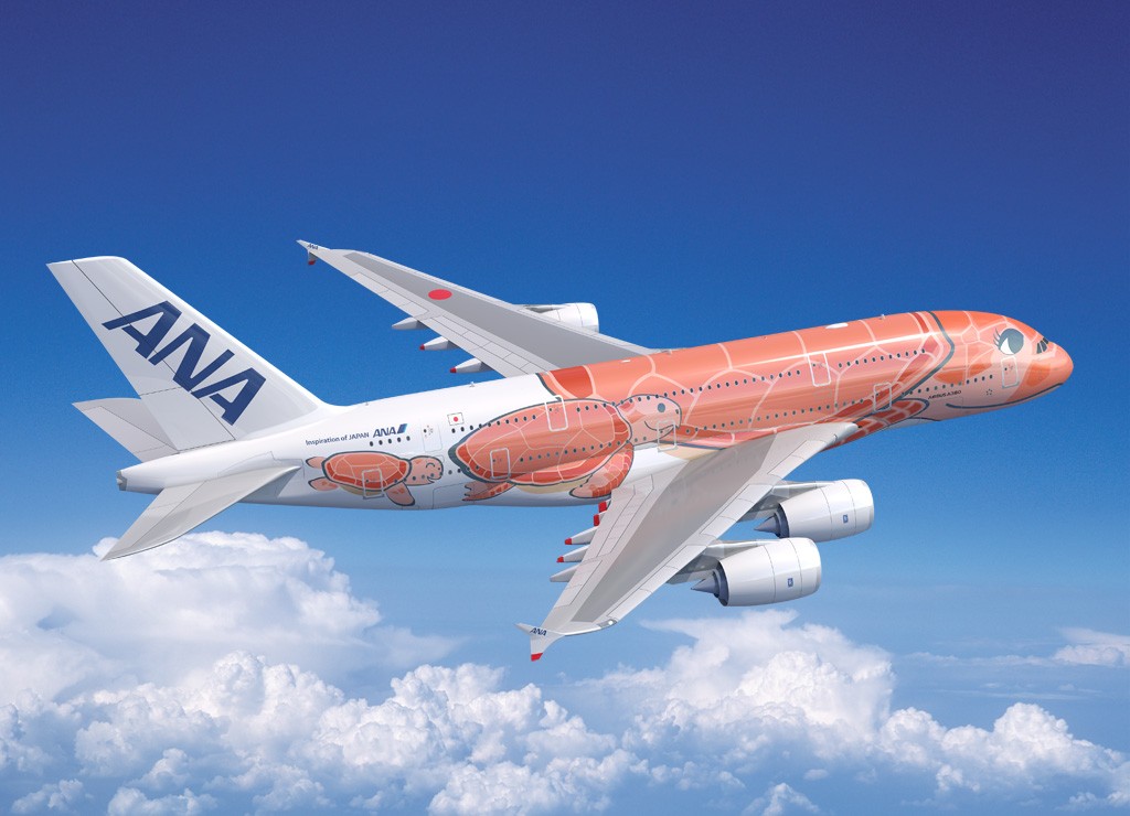 エアバスA380「FLYING HONU」