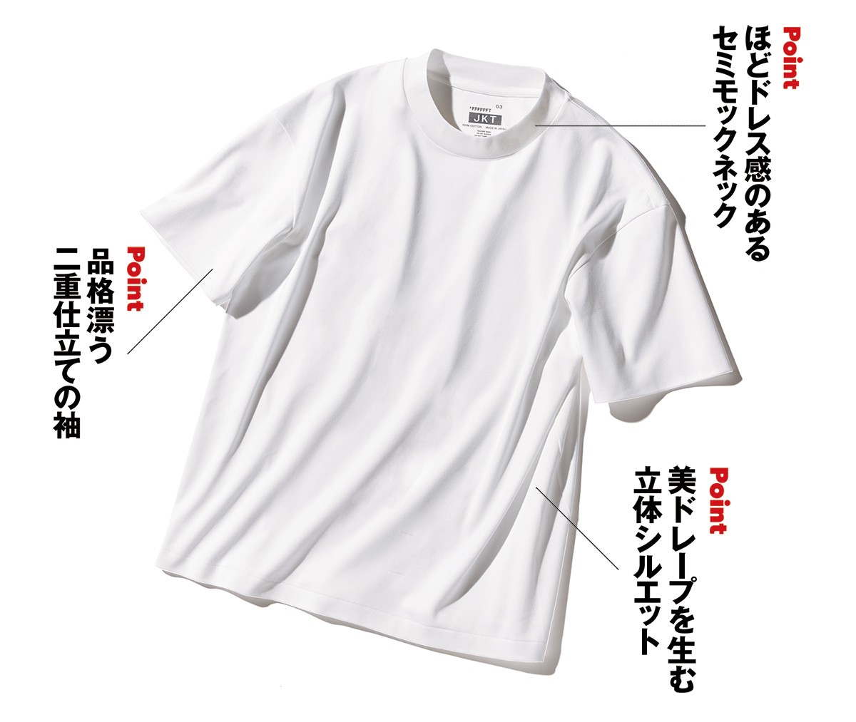 ▲ Tシャツ1万6500円／シロティ