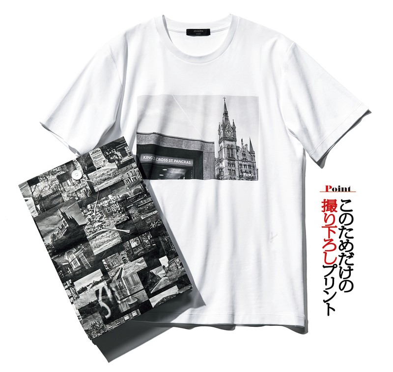 Tシャツ1万7600円／ジョゼフ オム（オンワード樫山 お客様相談室）
