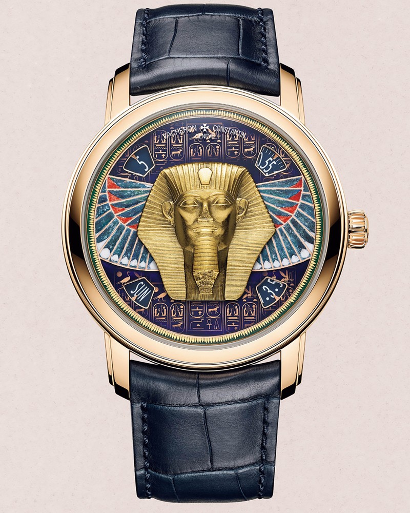 「メティエ・ダール - 偉大な文明へ敬意を表して - タニスの大スフィンクス」自動巻き、18KPGケース(42mm)、アリゲーターストラップ。3気圧防水。ブティック限定。要問い合わせ/ヴァシュロン・コンスタンタン