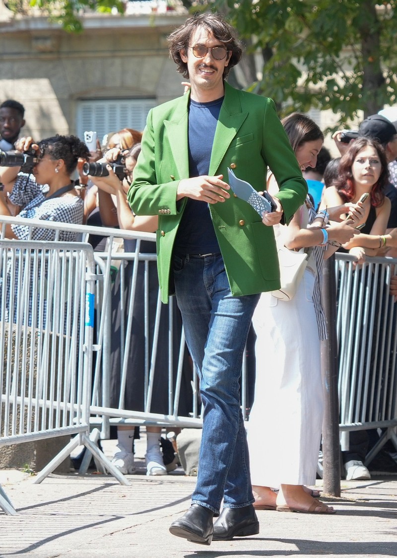 イケおじ デニムコーデ 着こなし スナップ 海外