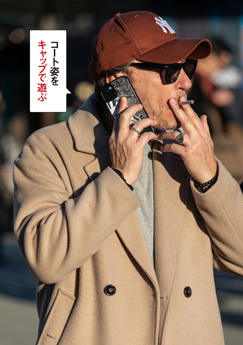 イタリア メンズファッション スナップ 秋冬 AW コーディネート ちょい悪おやじ LEON イケオジ