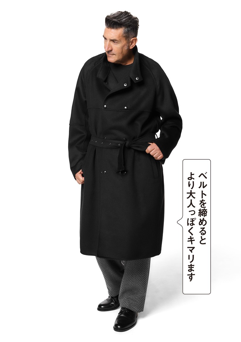 お*か様 ジョルジオアルマーニ コート メンズ ロング ボタン ジョルジオアルマーニ GIORGIO ARMANI ステンカラーコート