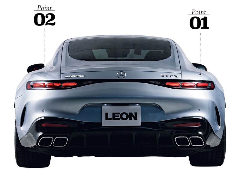 全長×全幅×全高:4728×1984×1354㎜ エンジン:4.0リッター V8 ツインターボ 最高出力:585PS 最大トルク:800Nm 価格:未発表/メルセデス AMG(メルセデスコール)