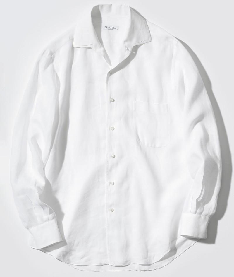 ▲ シャツ12万2100円／ロロ・ピアーナ（ロロ・ピアーナ ジャパン）