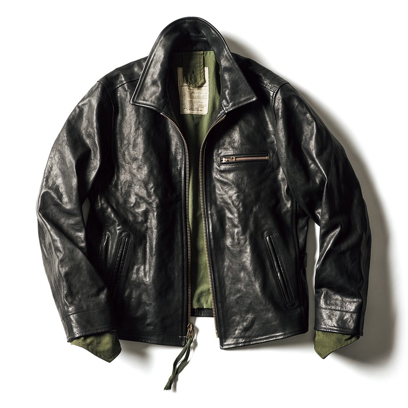 レザージャケット42万9000円/ホースラウンド(ディンプル)