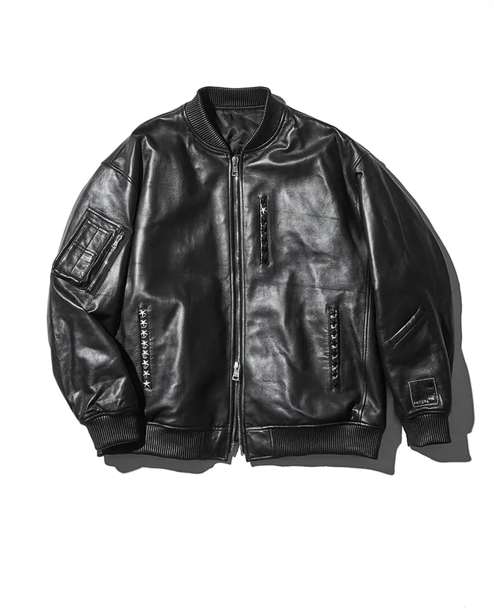 暖かくサマになる冬】LEON別注したユルリにこなす「レザーブルゾン