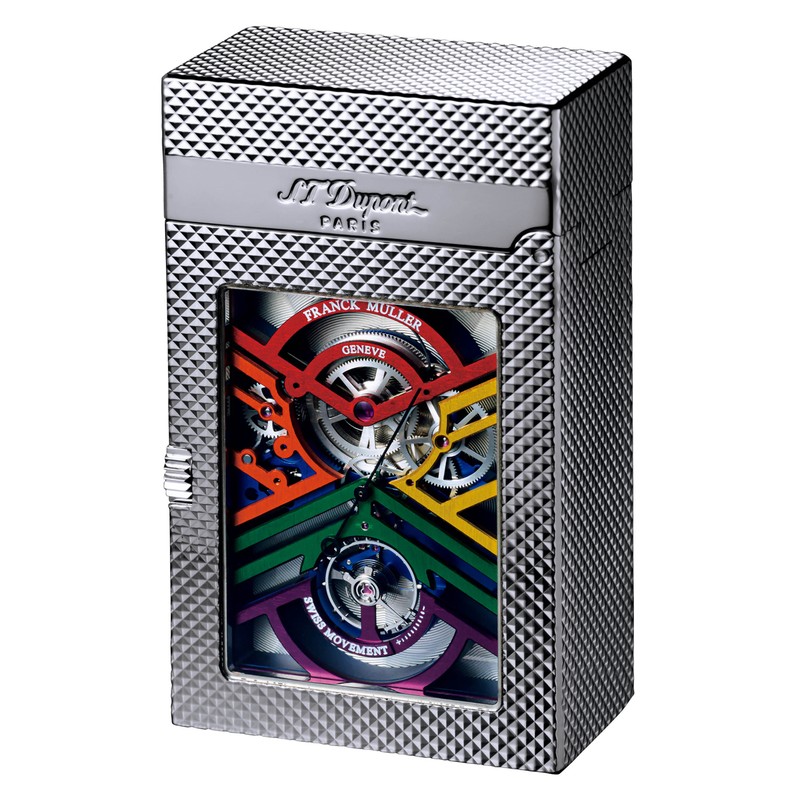 ▲ ライター『エス・テー・デュポン×フランク ミュラー マスター ライター』手巻き、SSケース(66×39mm)。1155万円(受注生産)/エス・テー・デュポン(エス・テー・デュポン 銀座ブティック)