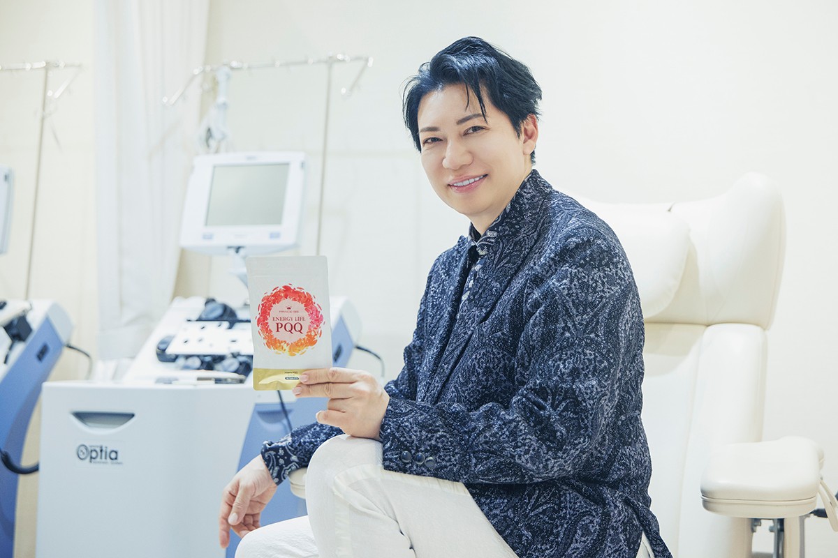 「PRINCE 135 エナジーライフPQQ」90粒 1万2960円　及川尚輔（57）「135歳まで生きることに生涯を賭けて挑んでいます」