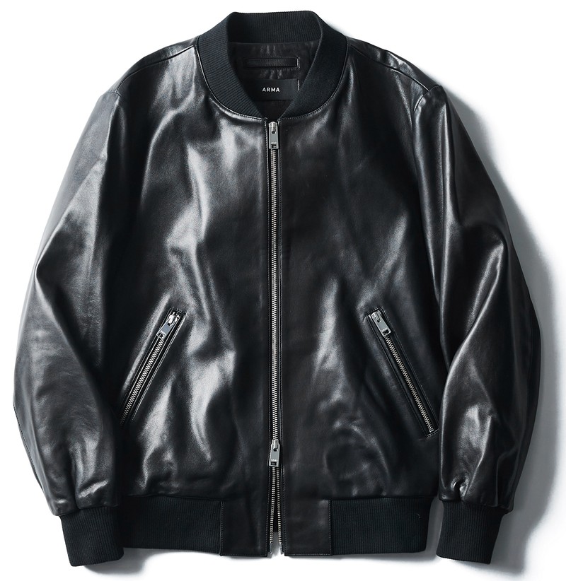 ▲ レザーブルゾン13万7500円/アルマ(トレメッツォ)