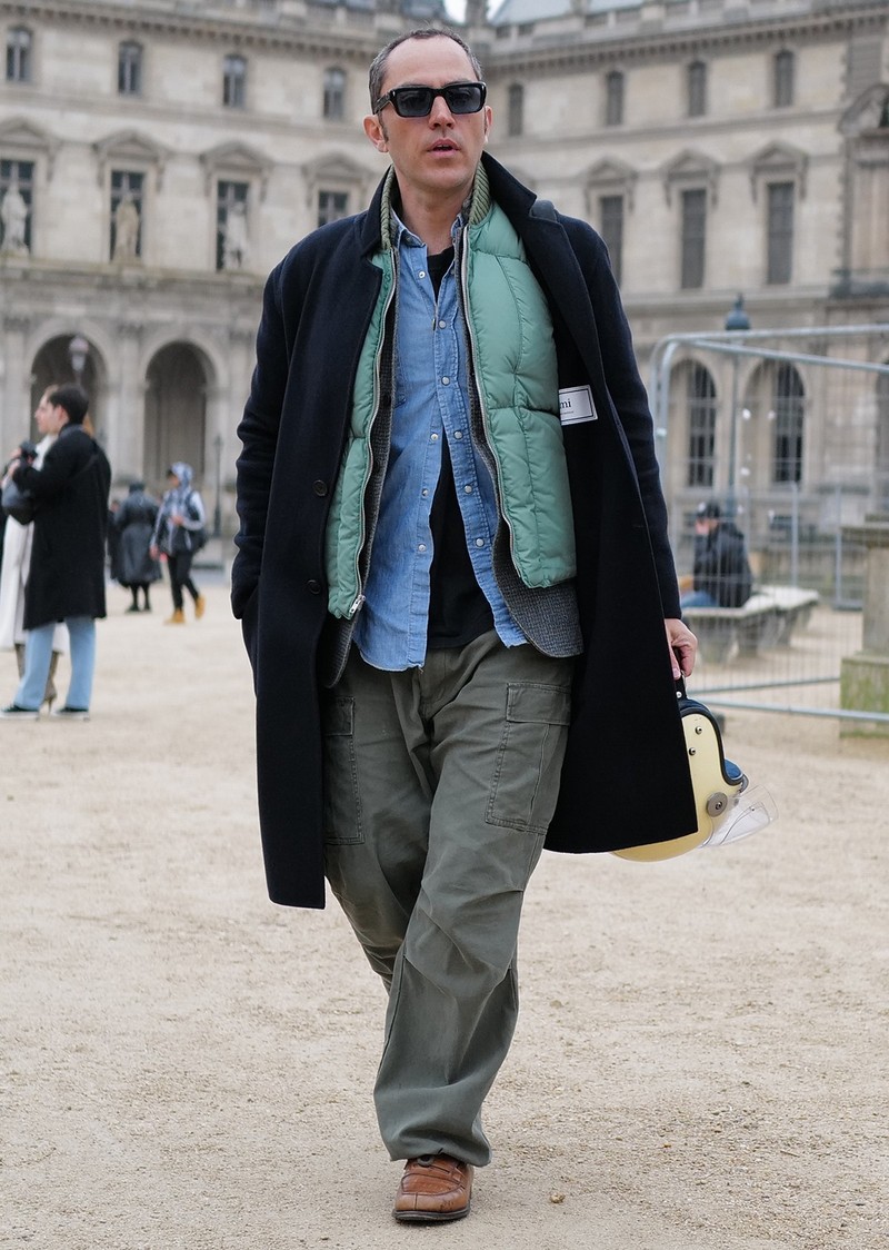 海外スナップ イケオジ春コーデ イタリア ヨーロッパ LEON