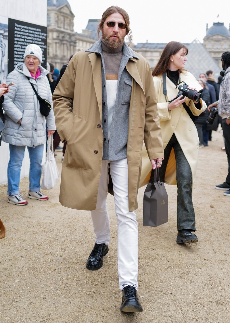 海外スナップ イケオジ春コーデ イタリア ヨーロッパ LEON