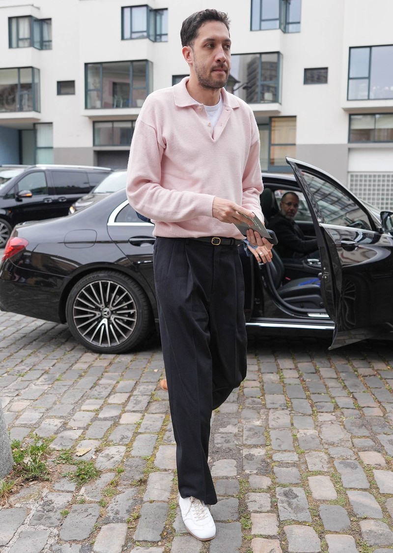 海外スナップ イケオジ春コーデ イタリア ヨーロッパ LEON