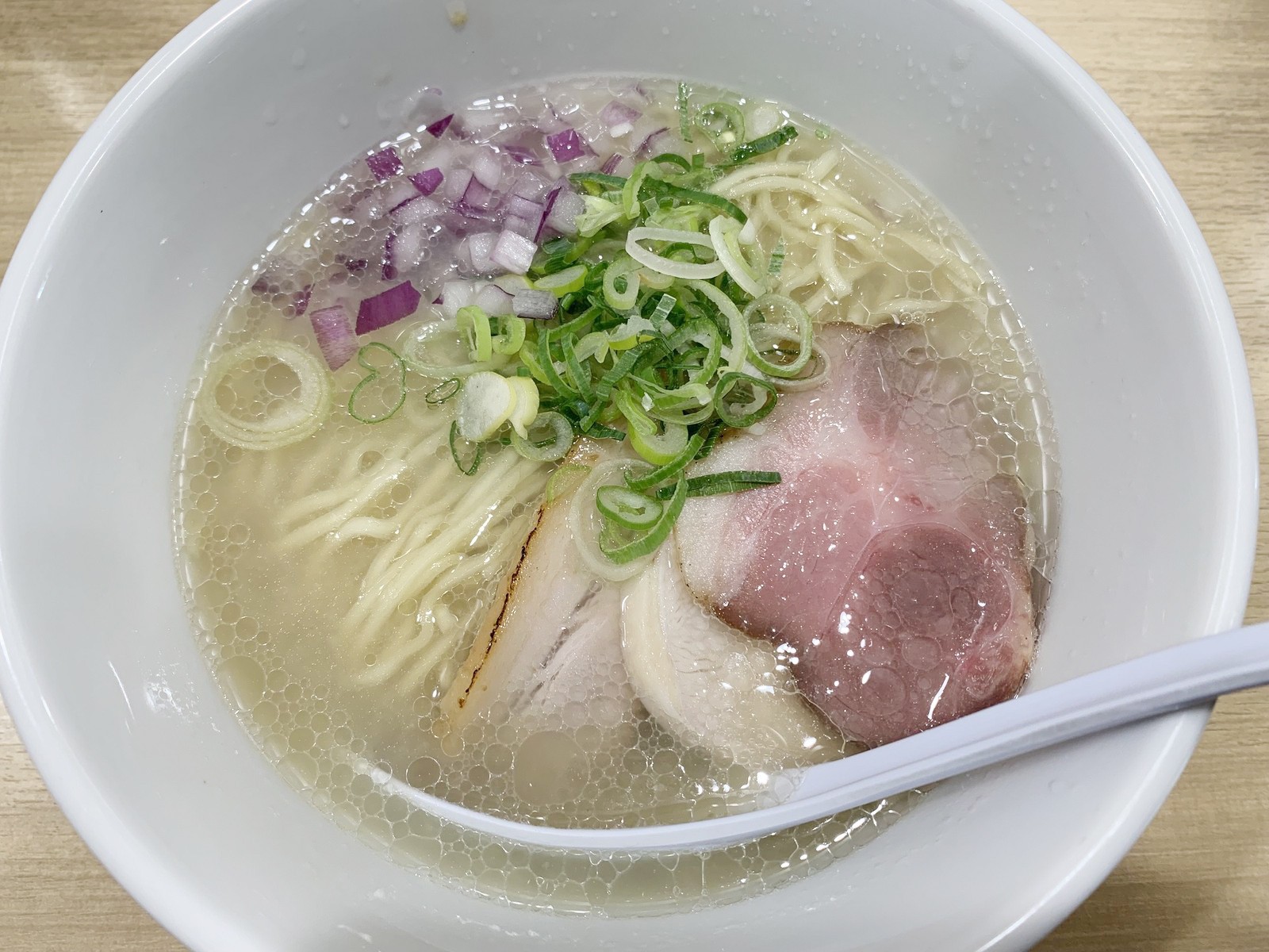 下北沢「貝麵みかわ」の「貝麵」。