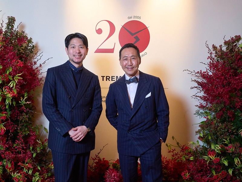 ポールスチュアートデザイナー鴨志田さん（右）