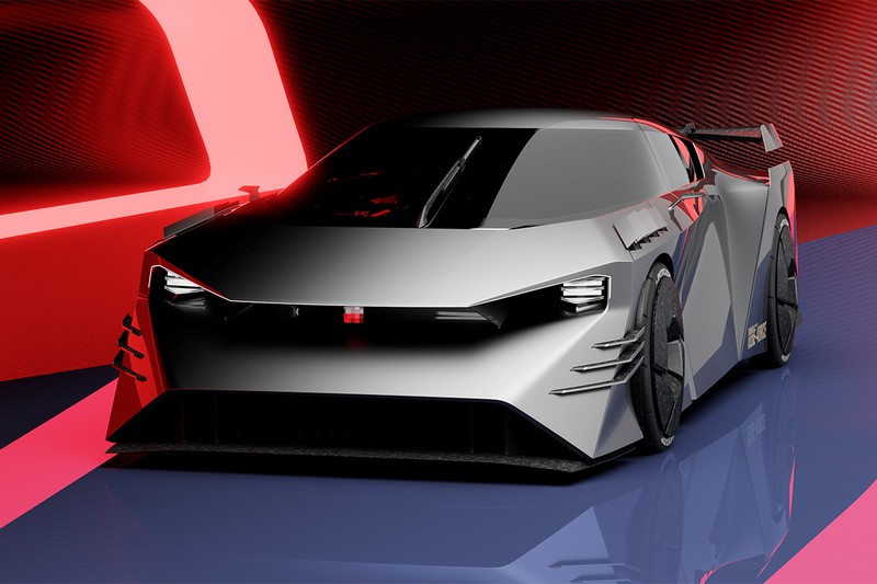 ジャパンモビリティショー2023に展示されたEVコンセプトカー「ニッサンハイパーフォース」