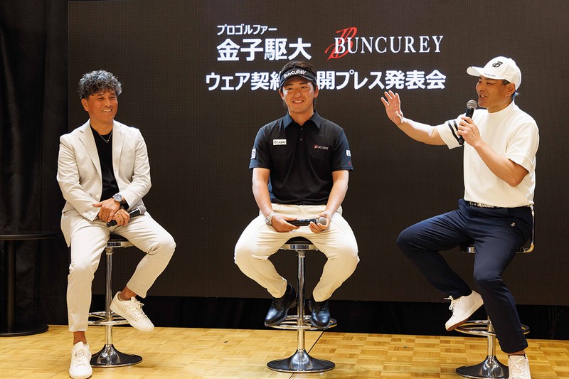 3月24日の契約発表会では、代表の今川知也氏、川上憲伸氏とのトークショーで盛り上がる。