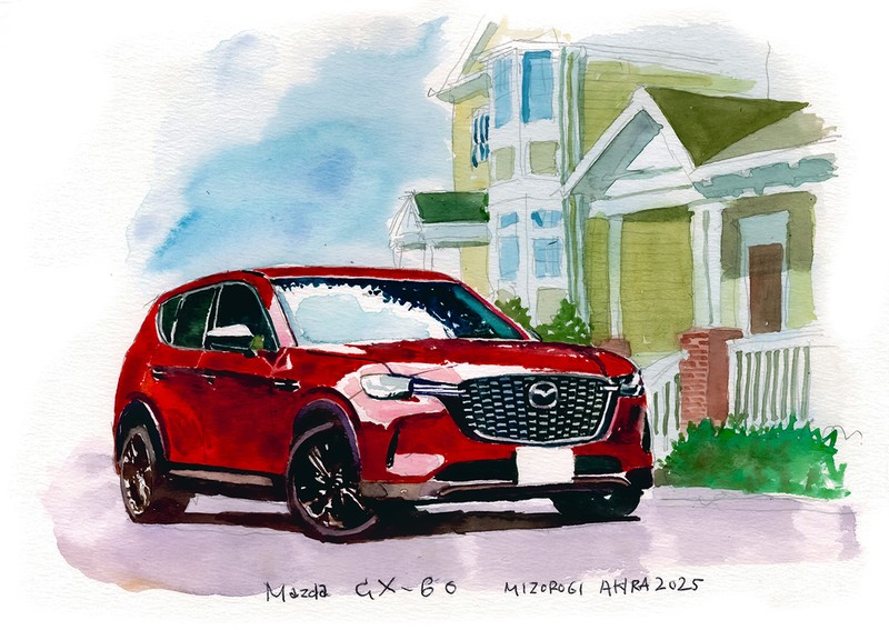 イラスト 溝呂木 マツダ CX-60 XD SP