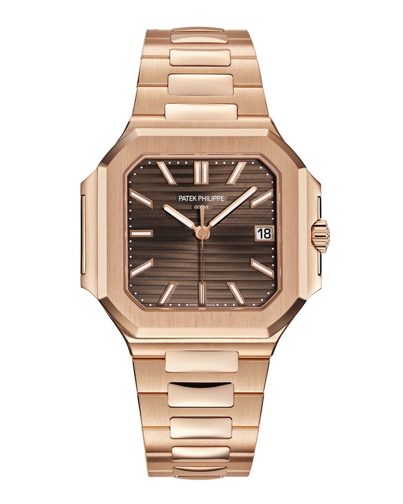 「CUBITUS」(Ref.7128/1R-001)自動巻き、18KRGケース(40mm)×ブレスレット。1213万円/パテック フィリップ(パテック フィリップ ジャパン・インフォメーションセンター)