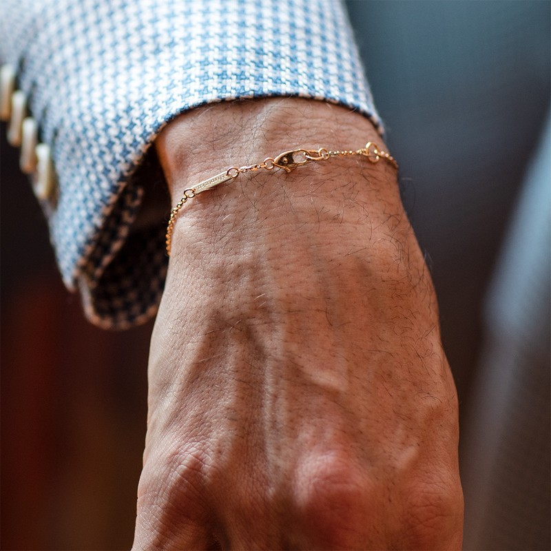 ブレスレット［18KYG］15万6200円／ヒロタカ（買えるLEON）