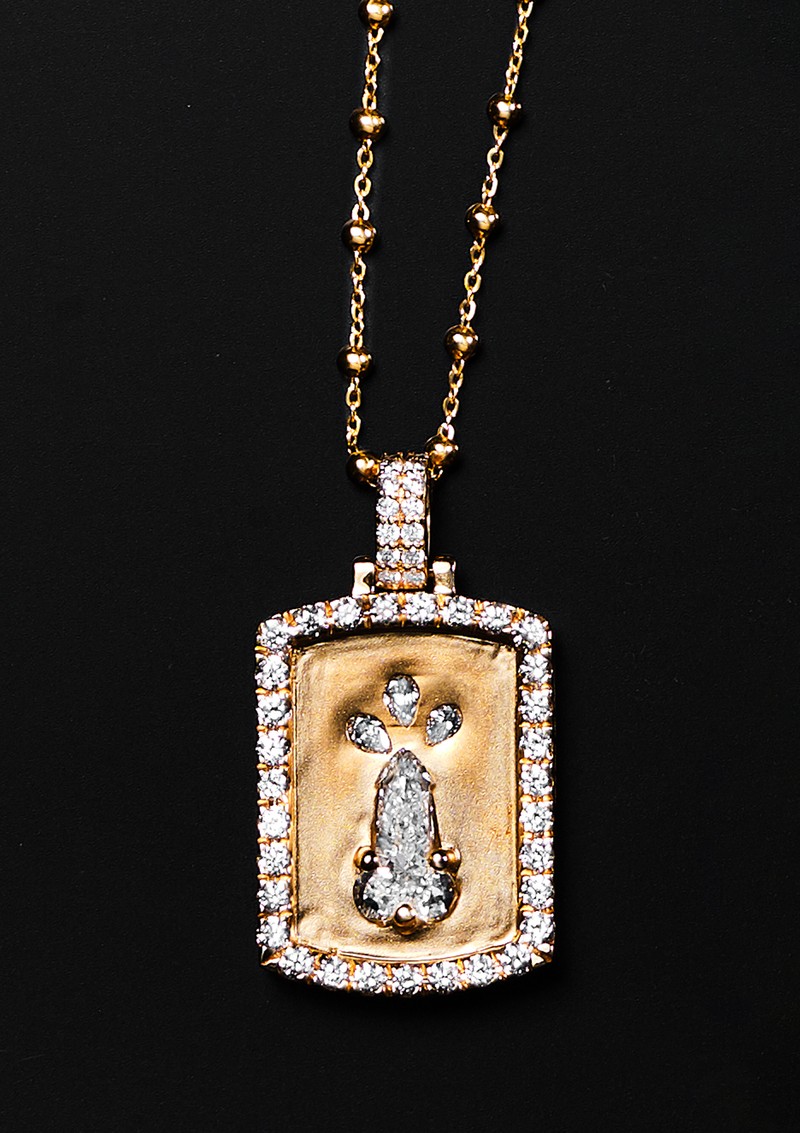 ネックレス［18KYG×ラボグロウンダイヤモンド］104万5000円／ティティアンドコー（買えるLEON）