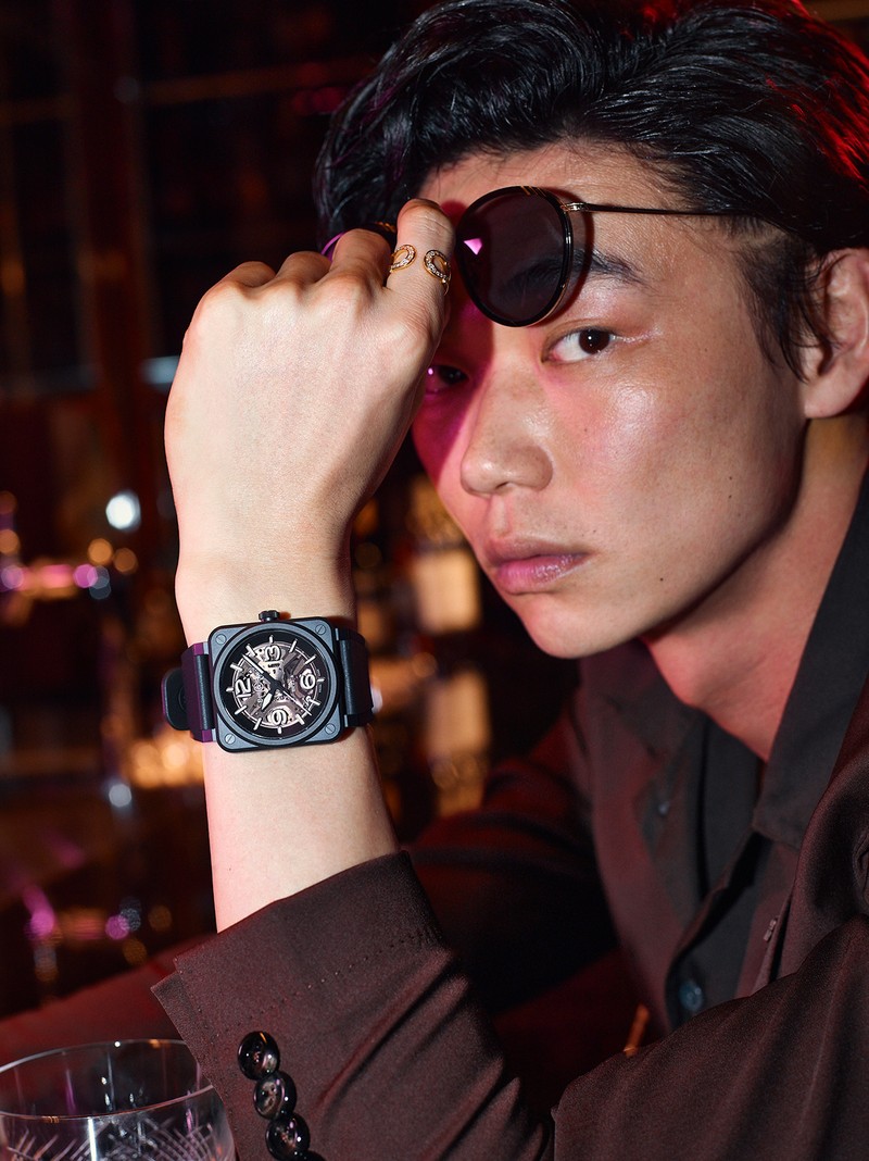 笠松 将×ベル＆ロス】 色気あるオトコの腕元に“真っ黒スケルトン