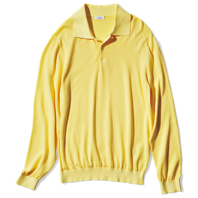 ポロシャツ10万8900円／マーロ（ウールン商会）