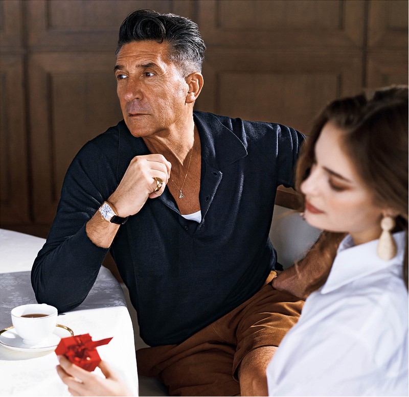 名門GALLIA 極上の紳士ポロセーター 買えるLEONモデル 粋な