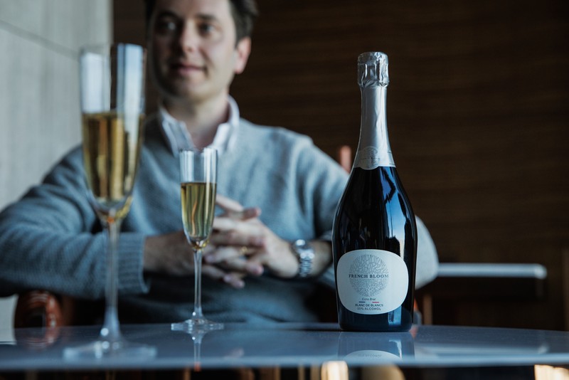 フランス発のノンアルコール・スパークリングワイン「フレンチブルーム」。