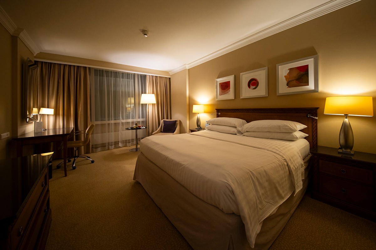 「Warsaw Presidential Hotel」のダブルルーム(28㎡)。