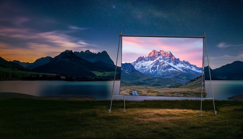 「XGIMI屋外用ポータブルスクリーン」1万6980円／エクスジミー