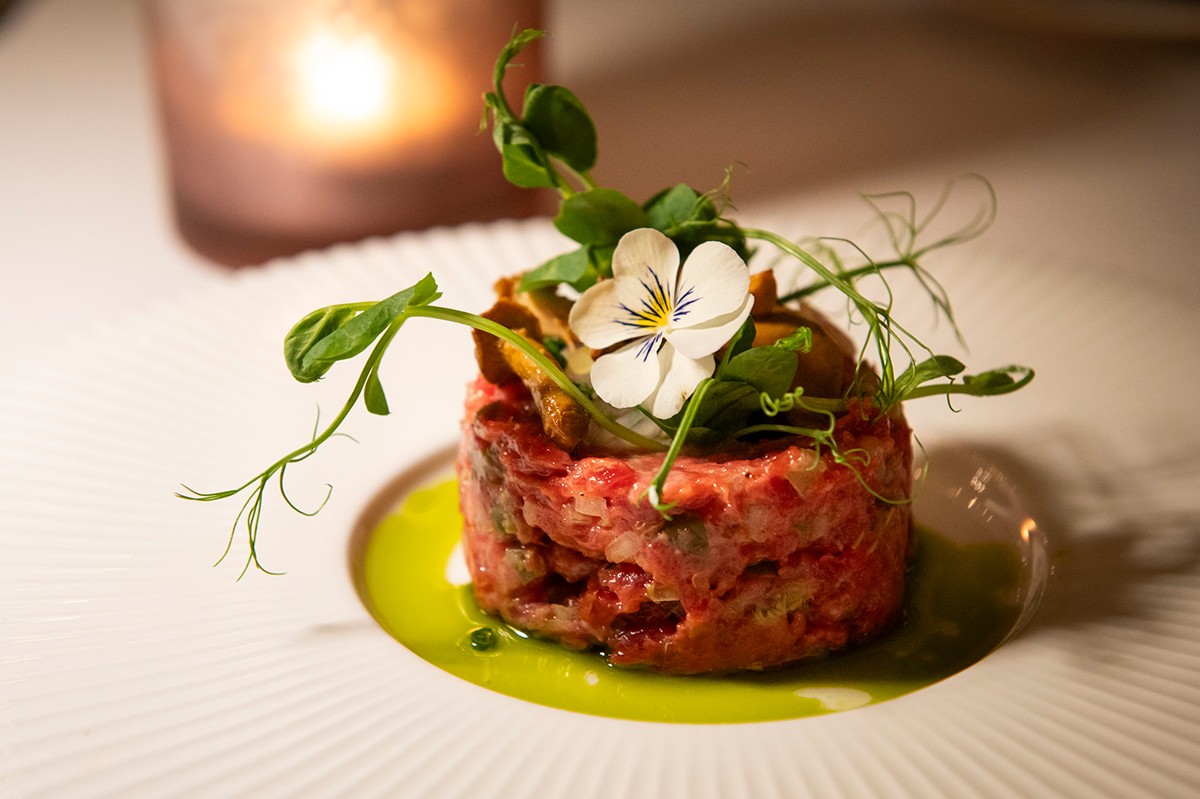 Delicja Polska Restauracja フィレを使ったタルタルステーキ(約2600円)。写真/升谷玲子