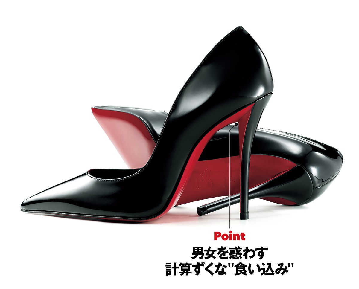 ハイヒール13万4200円/クリスチャン ルブタン(クリスチャン ルブタン ジャパン)