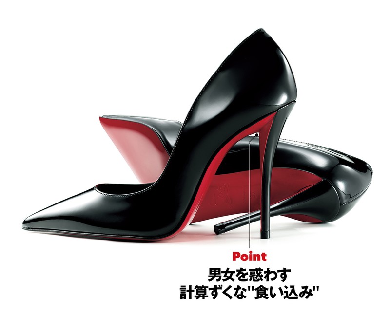 ハイヒール13万4200円/クリスチャン ルブタン(クリスチャン ルブタン ジャパン)