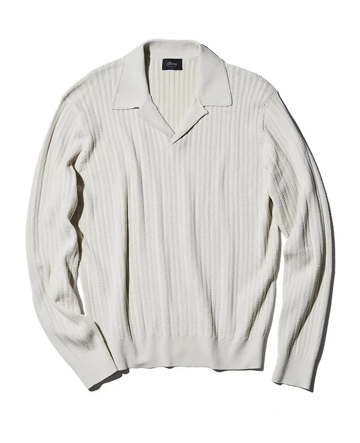 ニットポロ22万6600円/ブリオーニ(買えるLEON)