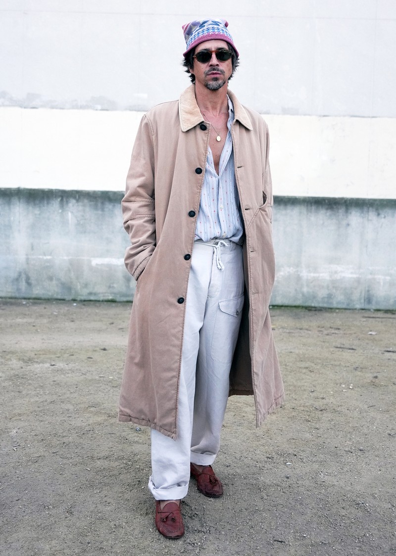 イタリア メンズファッション スナップ コーディネート イケオジ ちょい悪おやじ LEON 