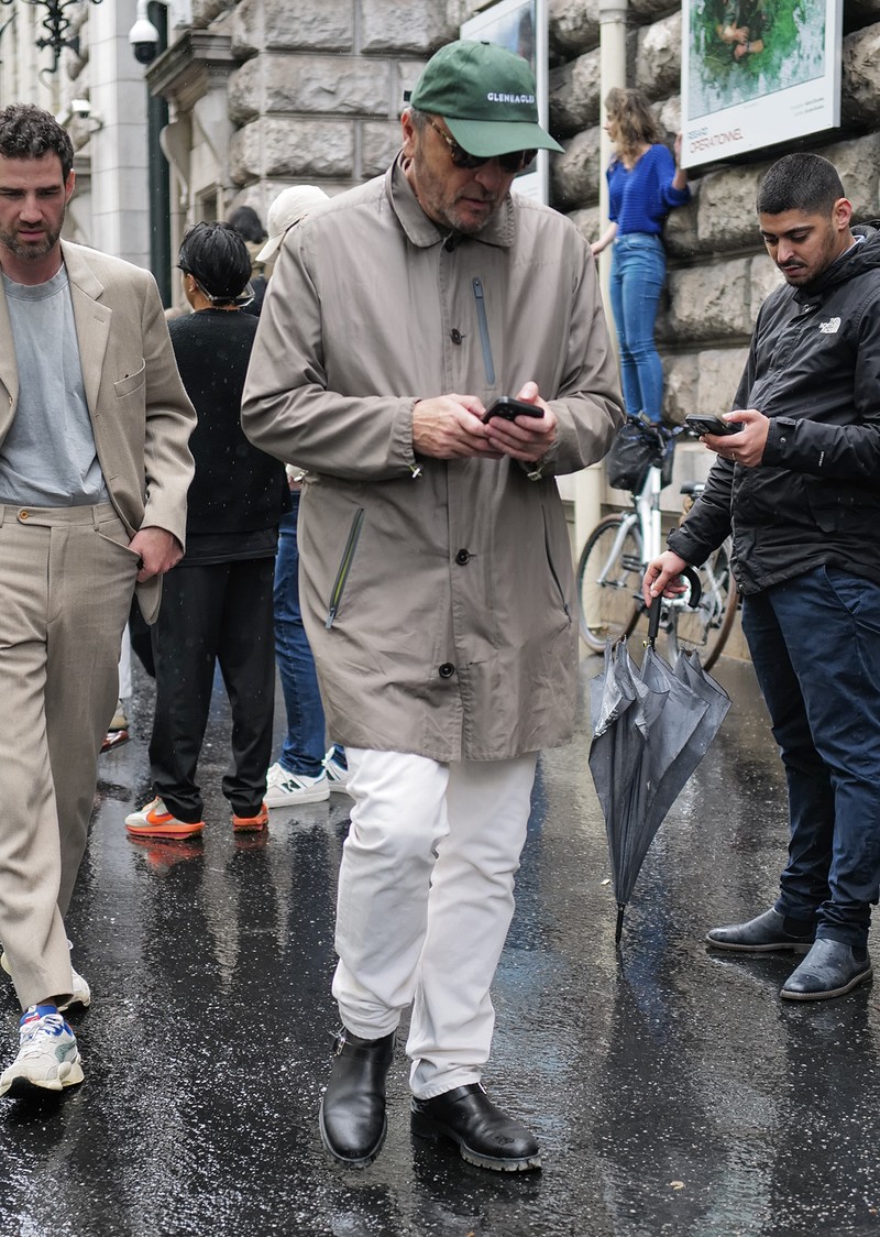 イタリア メンズファッション スナップ コーディネート イケオジ ちょい悪おやじ LEON 