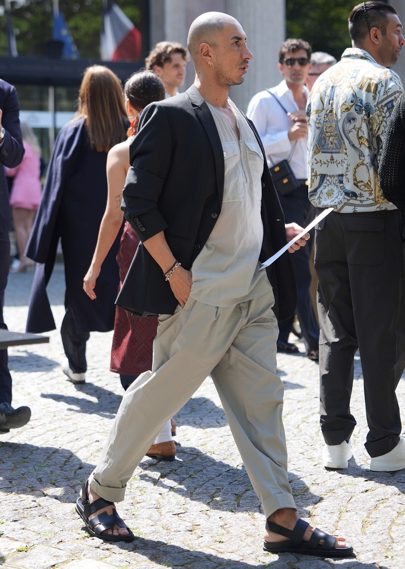 イタリア メンズファッション スナップ コーディネート イケオジ ちょい悪おやじ LEON 