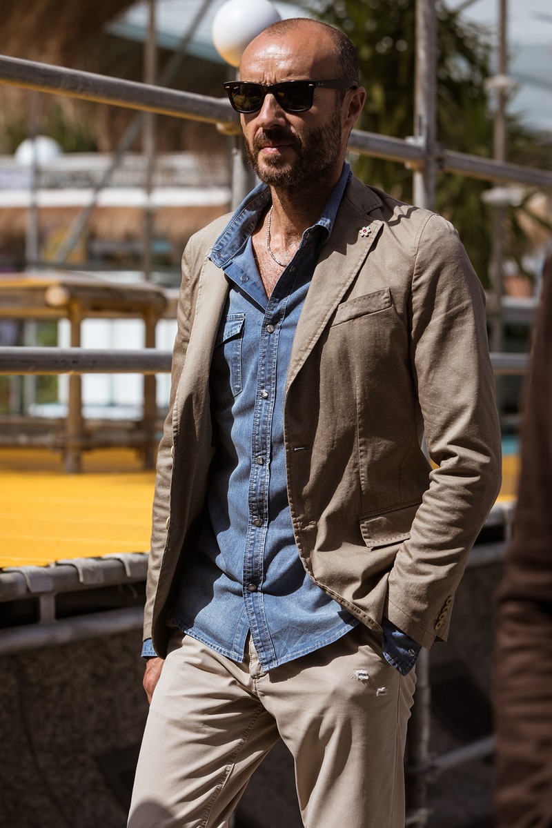 イタリア 海外 メンズファッション スナップ 春 コーディネート ちょいワルオヤジ LEON イケおじ