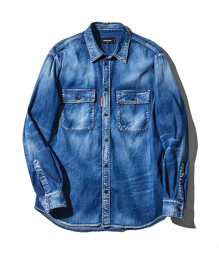 シャツ¥123,200/ディースクエアード(買えるLEON)