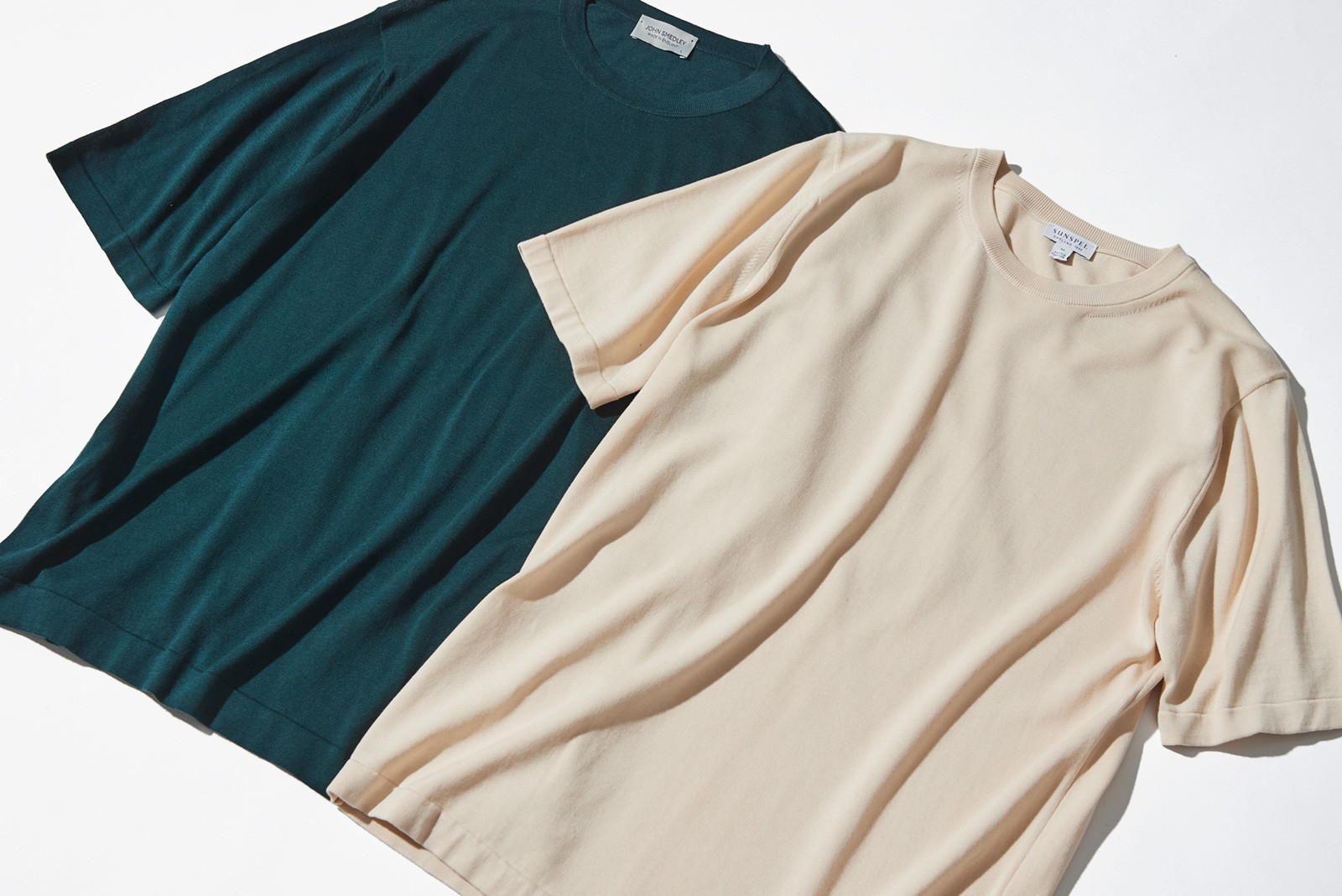 Tシャツ、ニット、夏スタイル、着こなし、コーデ