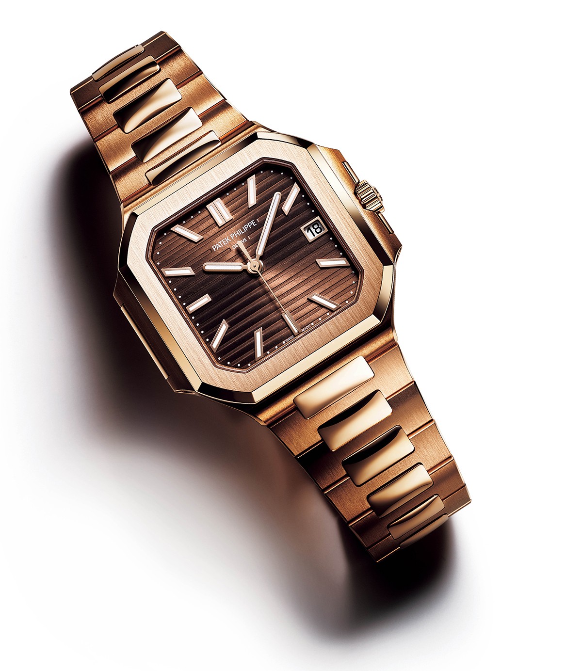 『CUBITUS』自動巻き、18KRGケース(40mm※10〜4時位置)×ブレスレット。3気圧防水。1213万円/パテック フィリップ(パテック フィリップ ジャパン・インフォメーションセンター)