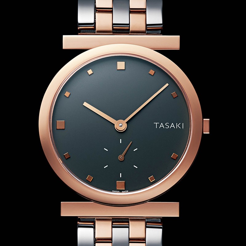 『バランス』自動巻き、SAKURAGOLD™️ケース(39.5㎜)、SAKURAGOLD™️×SSブレスレット。3気圧防水。341万円/タサキ