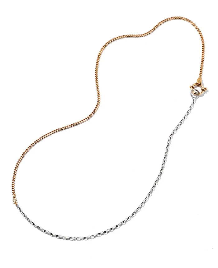 ネックレス［18KYG×18KWG］／ミラモア（買えるLEON）