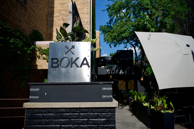 全米にレストランを展開しているBoka Restaurant Groupの旗艦店。